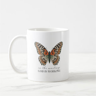 Im gewartet, Gott arbeitet Kaffeetasse
