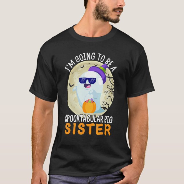 Im Going To Be A Big Sister spooktacular Ghost Ann T-Shirt (Vorderseite)
