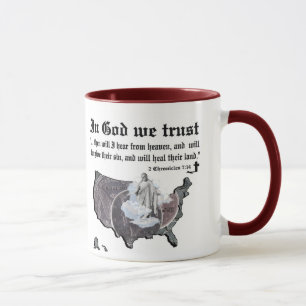 Im GOTT VERTRAUEN WIR - 2 Chronik-7:14 Tasse