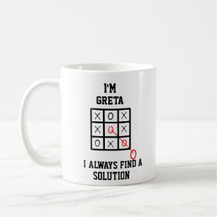 Im Greta finde ich immer eine Lösung-Tasse Kaffeetasse