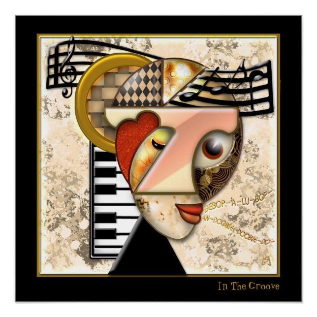 Im Groove (Button) Poster (Vorderseite)
