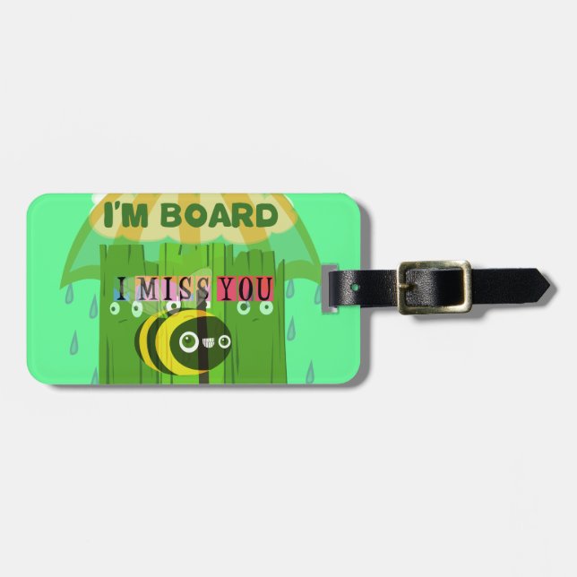 Im Großen und Ganzen vermisse ich dich: Inspiratio Gepäckanhänger (Vorderseite horizontal)