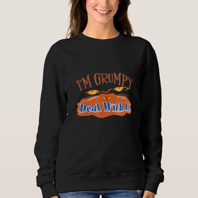 Im Grumpy kümmert sich darum Sweatshirt (Vorderseite)