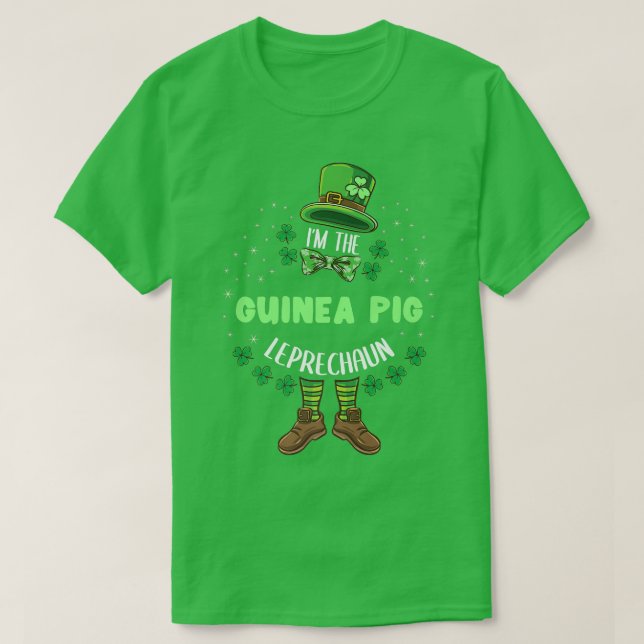 Im Guinea Pig Leprechaun St Patricks Day T-Shirt (Design vorne)