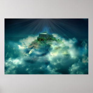 Im Haus meines Vaters (christliches Kunst-Plakat) Poster
