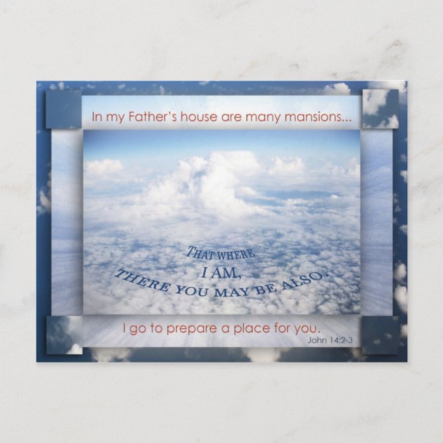 Im Haus meines Vaters Postkarte (Vorderseite)