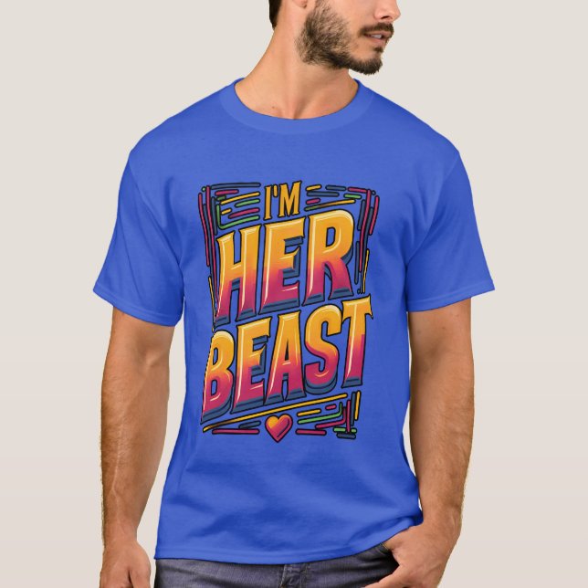 Im Her Beast vintage T-Shirt (Vorderseite)