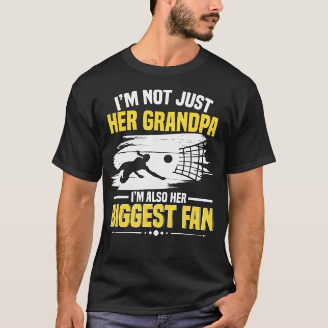 I'M Her Grandpa I'M Her Biggest Fan Grandfather Vo T-Shirt (Vorderseite)