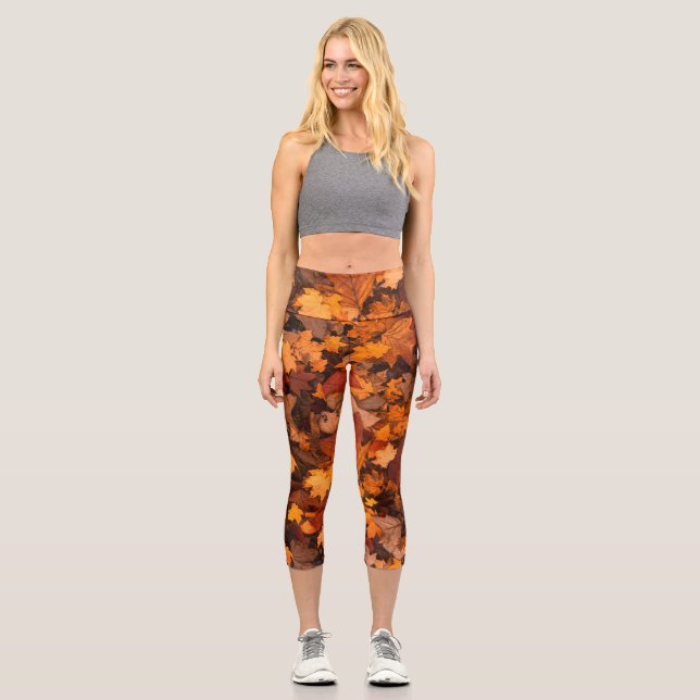 im Herbst Capri Leggings (Vorderseite)