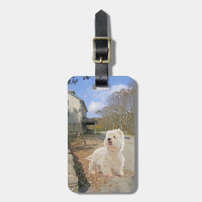 Im Herbst Gepäckanhänger (Vorderseite vertikal)