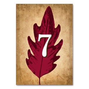 Im Herbst verbleiben rustikale Hochzeit im Herbst- Tischnummer