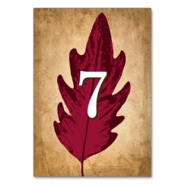 Im Herbst verbleiben rustikale Hochzeit im Herbst- Tischnummer