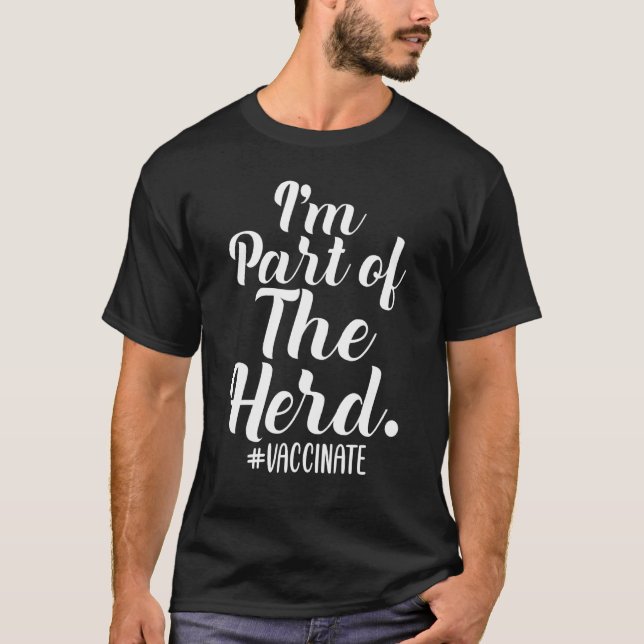 Im Herd Pro Impfstoff geimpft T-Shirt (Vorderseite)
