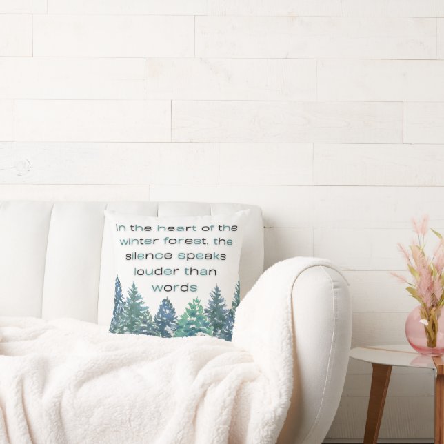 Im Herzen des Winterwaldes Kissen (Liege)
