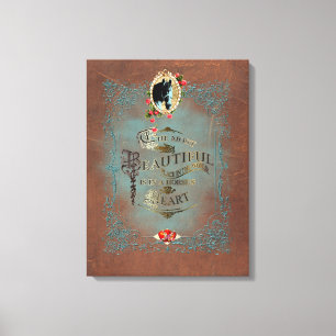 Im Herzen eines Pferdes ~ Wrapped Canvas Leinwanddruck