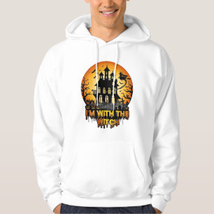 Im Hexenhaus voller Mond Kürbisse Hoodie