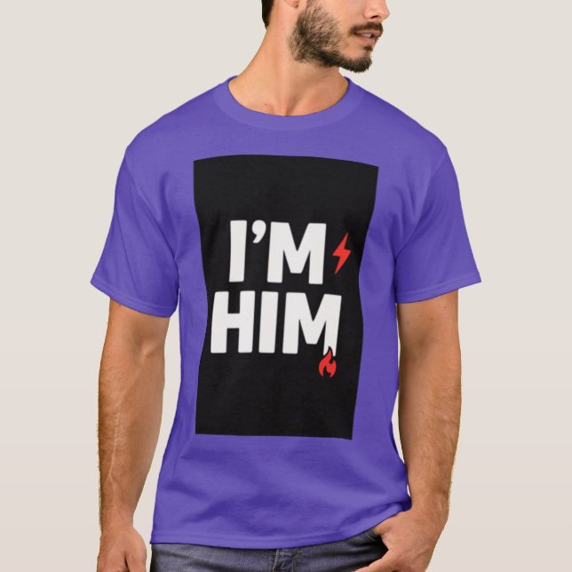 Im Him Oversized T-Shirt (Vorderseite)