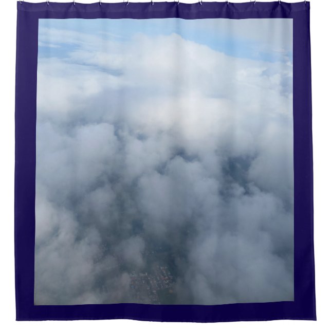 "Im Himmel." Christlich Duschvorhang (Vorderseite)