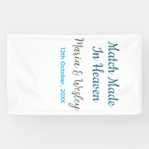 Im Himmel geschlossenes Paar blau schwarzes Paar N Banner