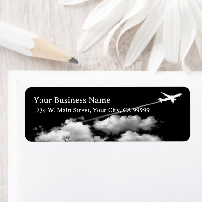 Im Himmel Höhenflugzeugkontrail (Insitu)