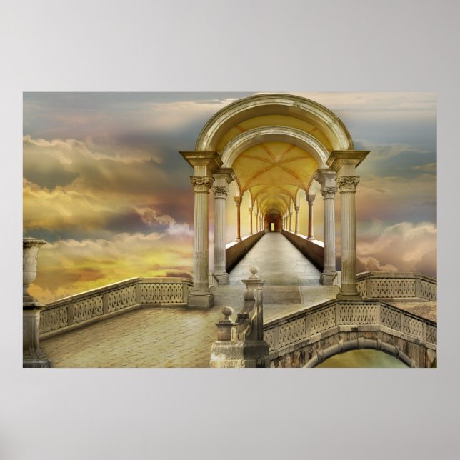 Im Himmel steil Poster (Vorne)