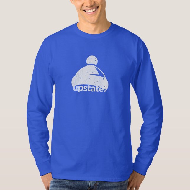 im Hinterland lange Hülse des Winterhutes T-Shirt (Vorderseite)