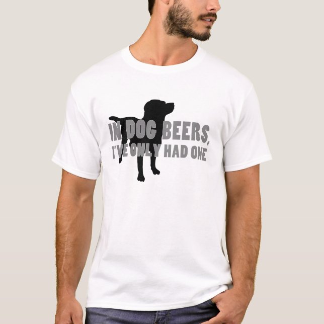 Im Hundebier-Witz T-Shirt (Vorderseite)
