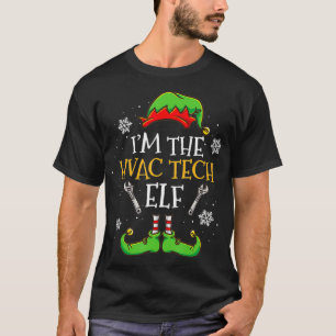 Im HVAC Tech Elf Weihnachten T-Shirt