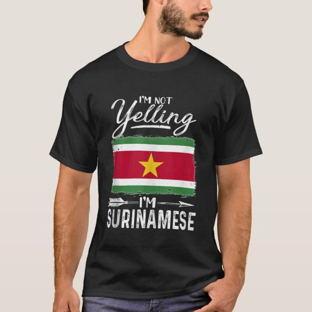 Im Ich schreibe im Surinamese Suriname Tank Top (Vorderseite)