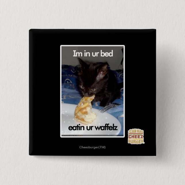 Im in ur Bett Button (Vorderseite)