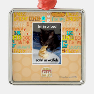 Im in ur Bett Ornament Aus Metall