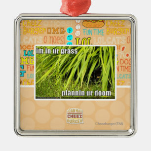 im in ur Gras Ornament Aus Metall