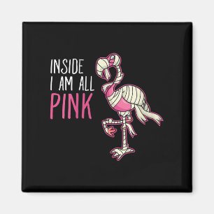 Im Inneren bin ich ganz rosa Flamingo Funny Flam Magnet