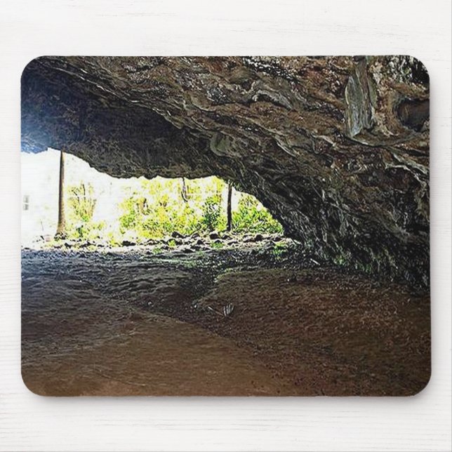 Im Inneren des Höhlengebirges auf einem Foto Mousepad (Vorne)