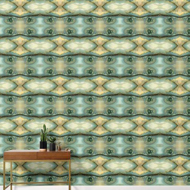 Im Inneren eines halb wertvollen Steins groß Tapete (Korridor)