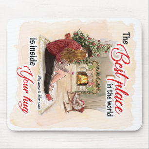 Im Inneren Ihres Huggy Blanket Couple Valentine Ge Mousepad