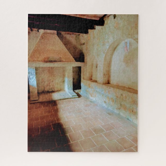 Im Innern der Steinmauern von San Felipe de Lara Puzzle (Vertikal)