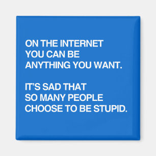 IM INTERNET KÖNNEN SIE ALLES GEWOLLT SEIN MAGNET