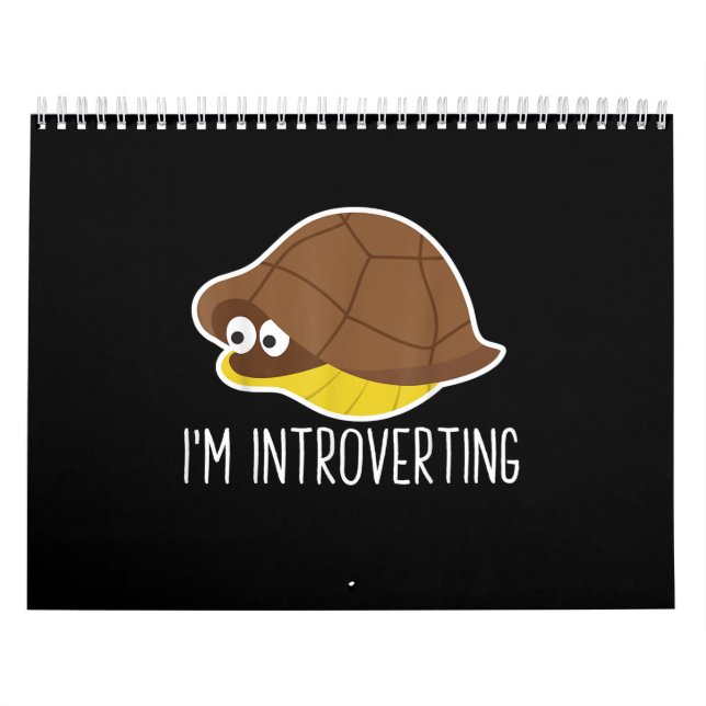 Im Introverting - Introvert Turtle Quarantined Kalender (Titelbild)