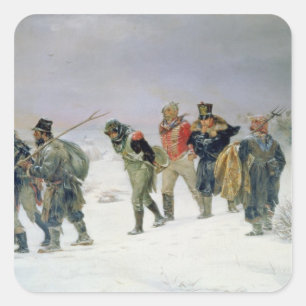 Im Jahr 1812, 1874 Quadratischer Aufkleber