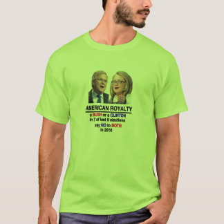 Im Jahr 2016 einfach Nein zu Jeb und Hillary sagen T-Shirt
