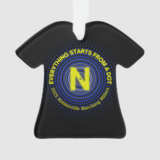 Im Jahr 2025 beginnt alles von einem Punkt, der Mi Ornament