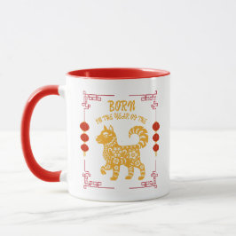 Im Jahr des Hundes geboren Tasse