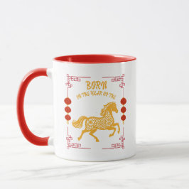 Im Jahr des Pferdes geboren Tasse