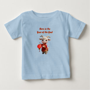 Im Jahr des Ziege geborene Baby-T-Shirt Baby T-shirt