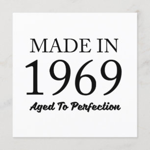 Im Jahre 1969 gemacht Karte