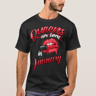 Im Januar sind die lustigen Königinnen Geboren, di T-Shirt