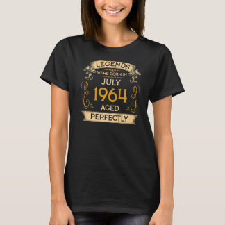 Im Juli 1964 waren die Geburtstagslegenden Geboren T-Shirt