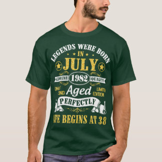 Im Juli 1982 waren die Legenden Geboren T-Shirt