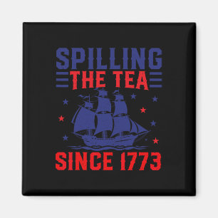Im Juli, der Tee seit 1773 ausbreitet Magnet